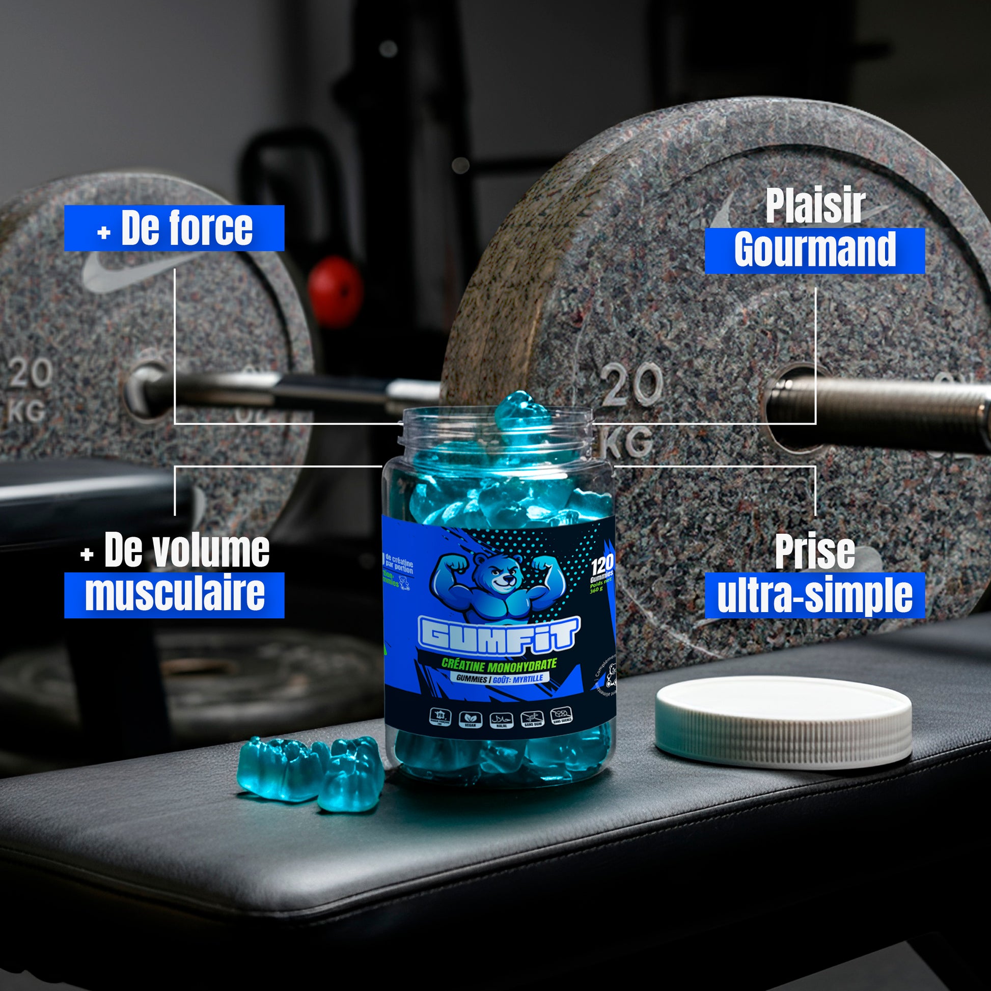 Créatine monohydrate Gummies 🍬